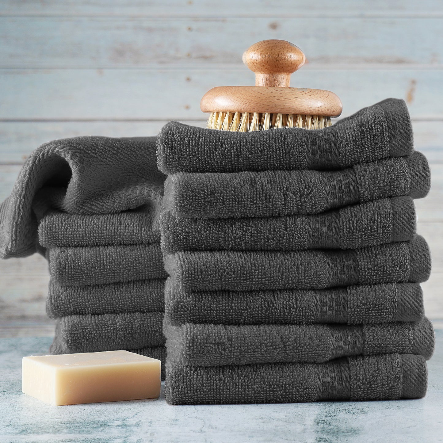 Hearth & Harbor Bath Towel Collection, 100% Cotton Luxury Soft