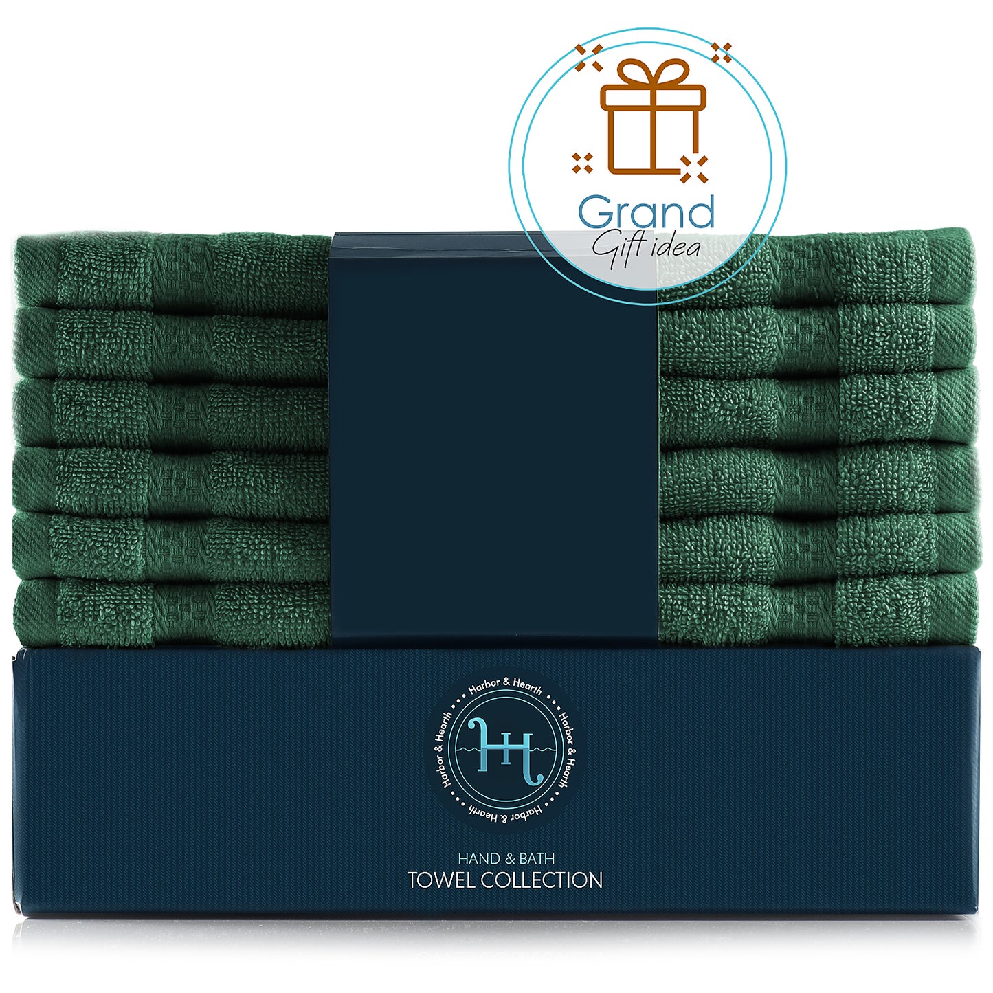 Hearth & Harbor Bath Towel Collection, 100% Cotton Luxury Soft