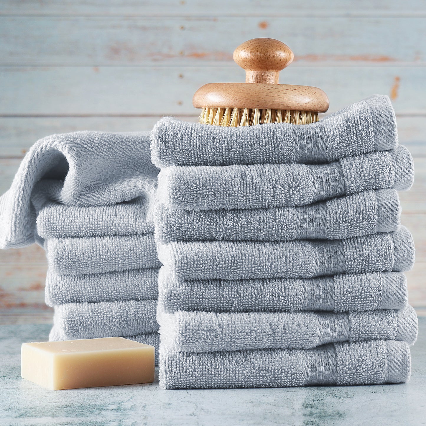 Hearth & Harbor Bath Towel Collection, 100% Cotton Luxury Soft