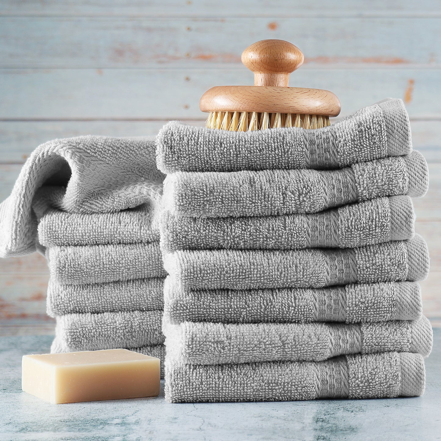 Hearth & Harbor Bath Towel Collection, 100% Cotton Luxury Soft