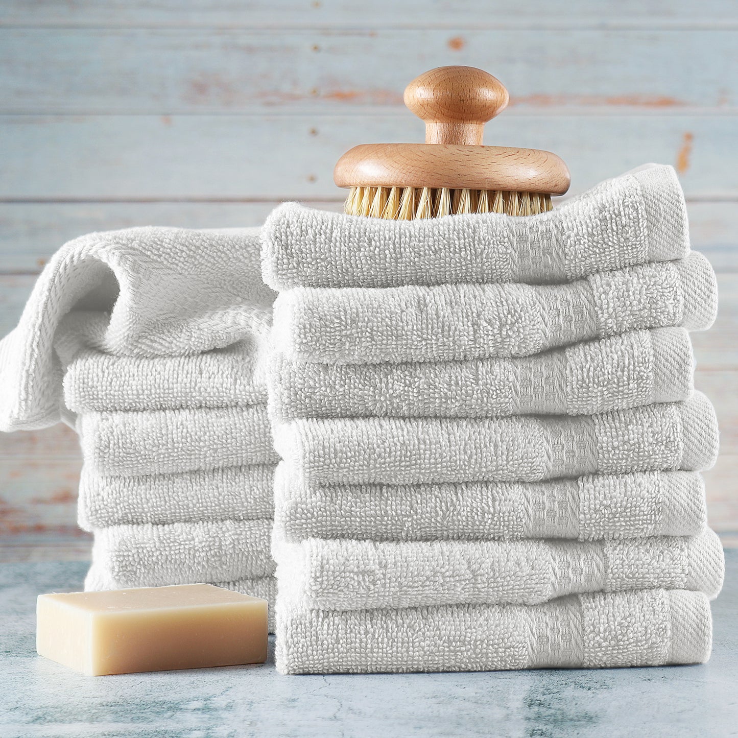 Hearth & Harbor Bath Towel Collection, 100% Cotton Luxury Soft