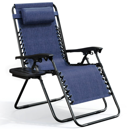Zero Gravity Chair Outdoor Lounge Chairs with Cup Holder
