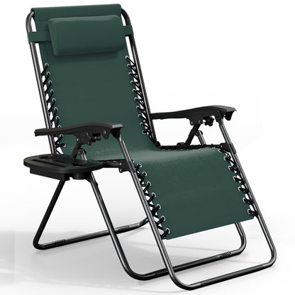 Zero Gravity Chair Outdoor Lounge Chairs with Cup Holder