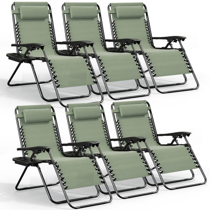 Zero Gravity Chair Outdoor Lounge Chairs with Cup Holder