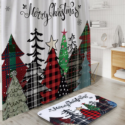 Christmas Bathroom Decor Accessories Set